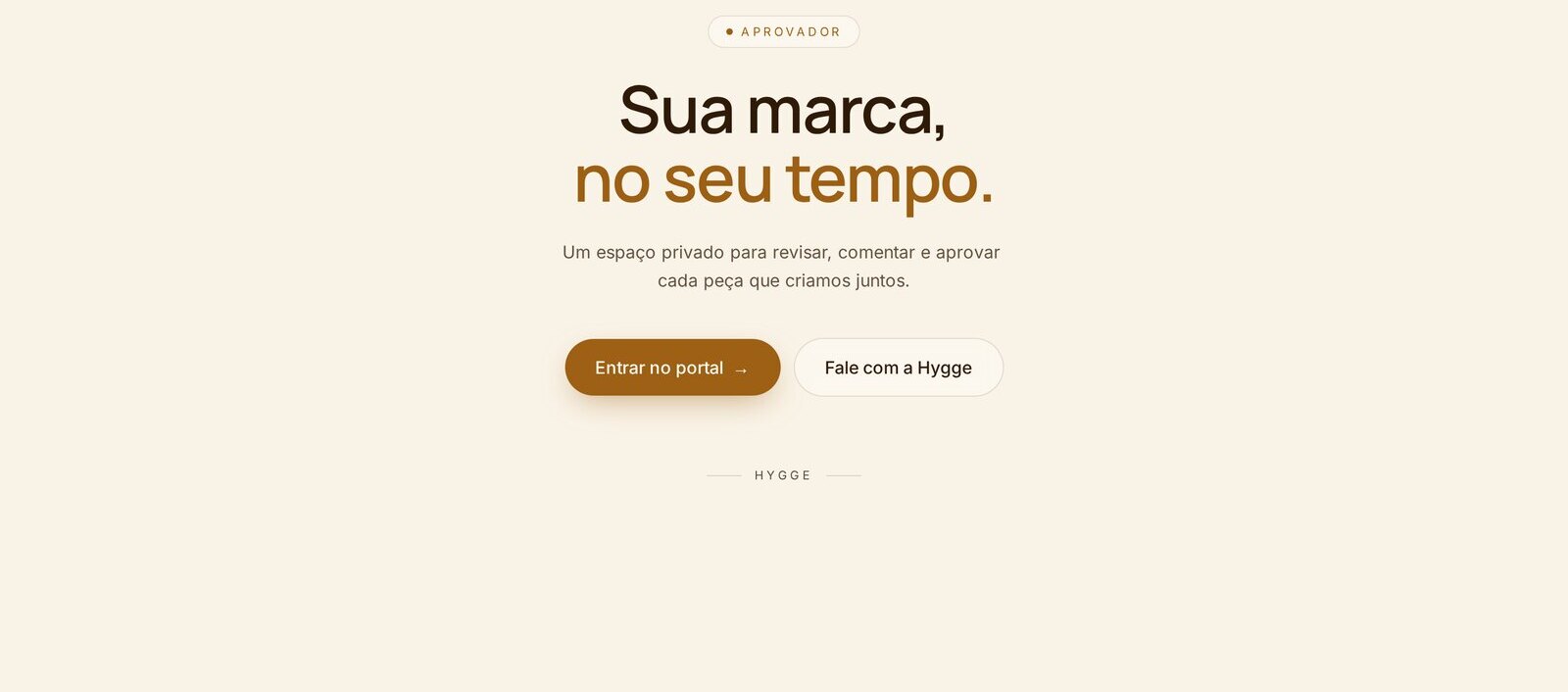 Aprovador — Portal de revisão de marca